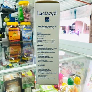 Sữa tắm Lactacyd BB trị rôm sẩy cho bé - 250ml