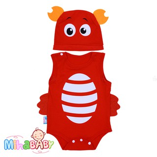 Bộ Bodysuit Chip Cua Đỏ Cho Bé