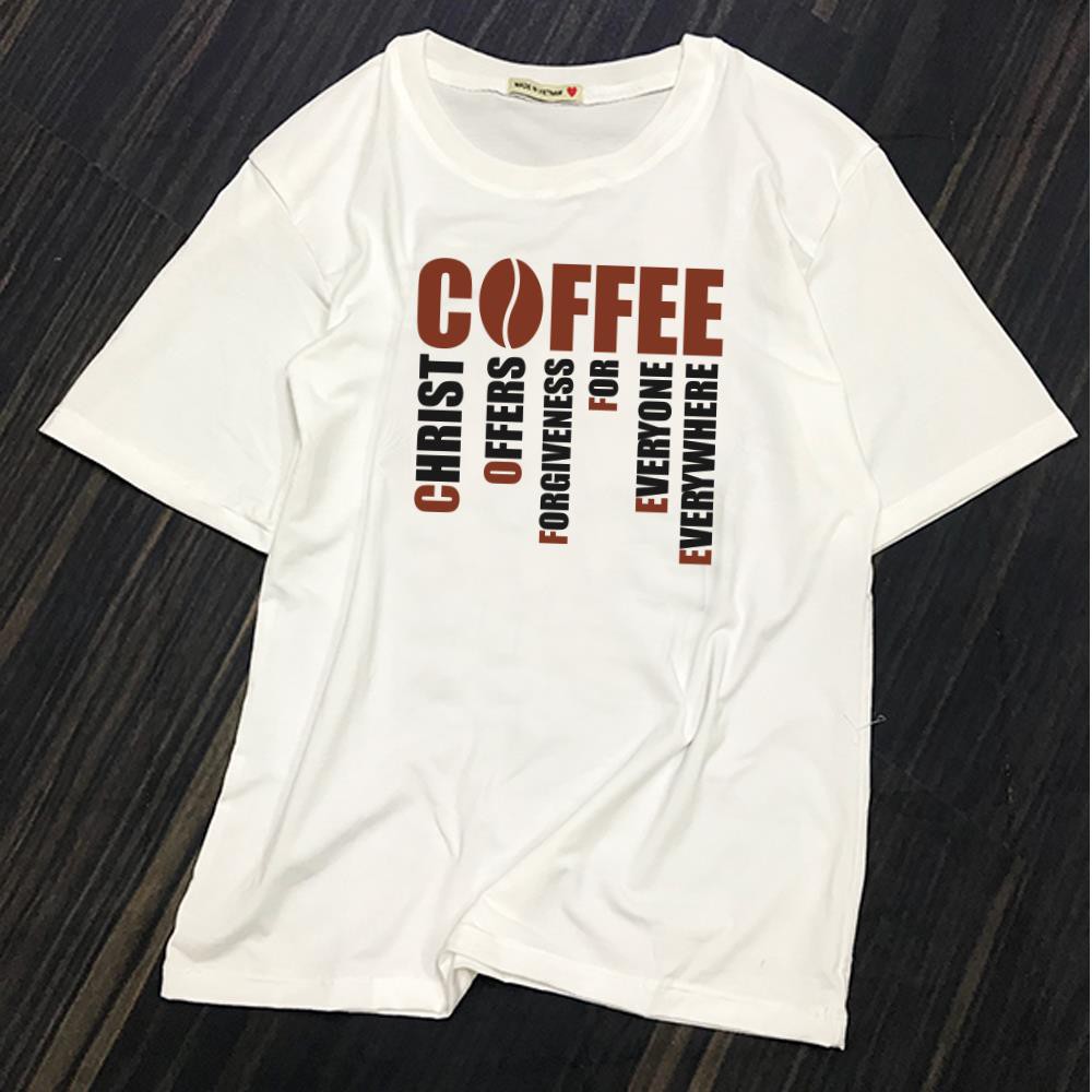 ÁO THUN TAY LỠ THỜI TRANG CHRIST COFFE PHONG CÁCH HÀN QUỐC AOMI
