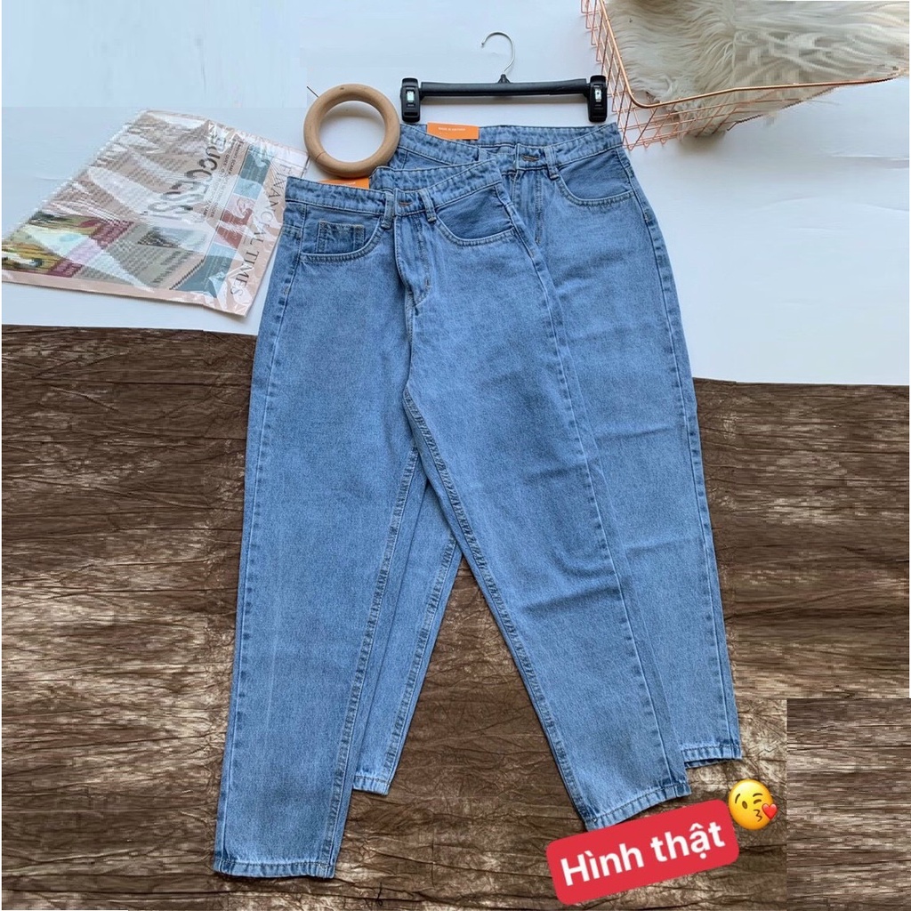 Quần jean baggy trơn có Size S đến 3XL - JBG55