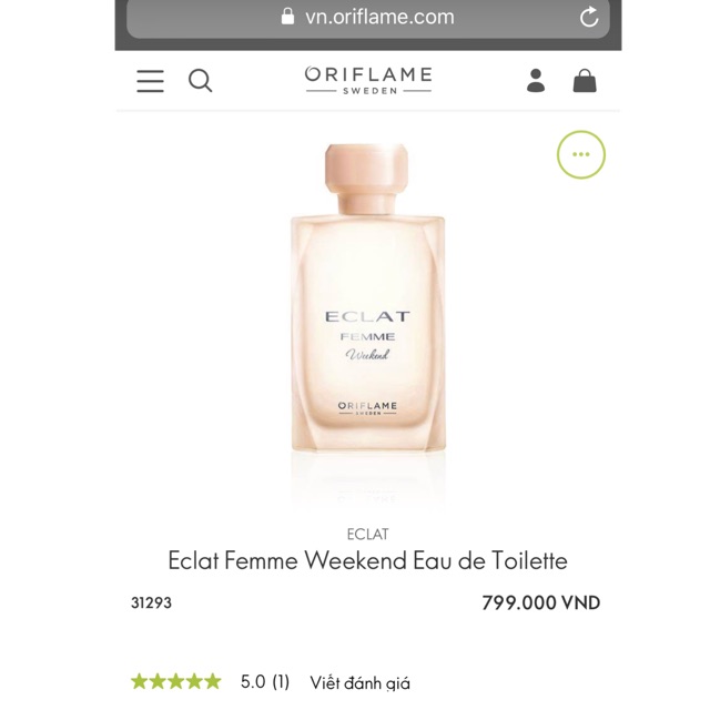 Nước hoa Eclat Femme Weekend Eau de Toilette