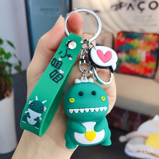 Móc khóa khủng long trái tim dễ thương
