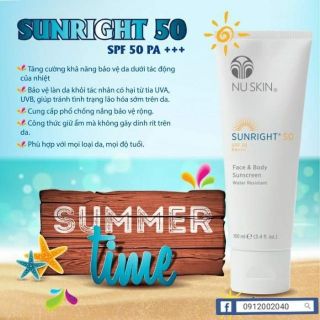 Kem chống nắng SUNRIGHT SPF50 Nuskin