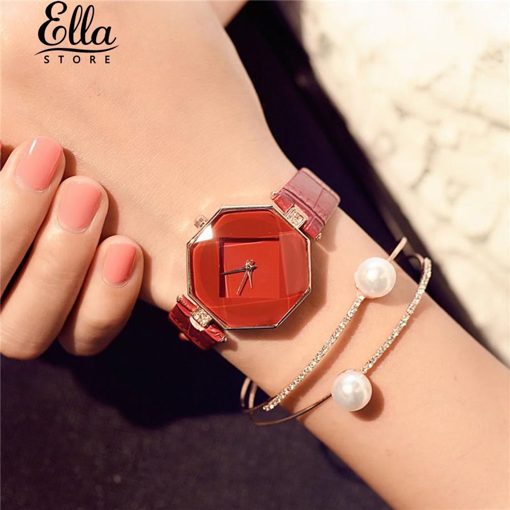 ⌚ ️ Đồng hồ nữ mặt vuông dây giả da | BigBuy360 - bigbuy360.vn