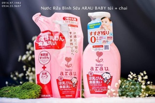 Nước rửa bình ARAU 500ml - nội địa Nhật