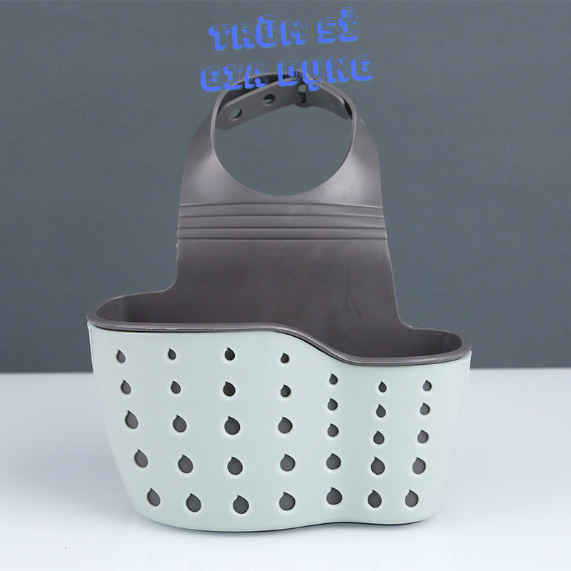 Giỏ nhựa  treo bồn rửa chén hình giọt nước loại dà xịn
