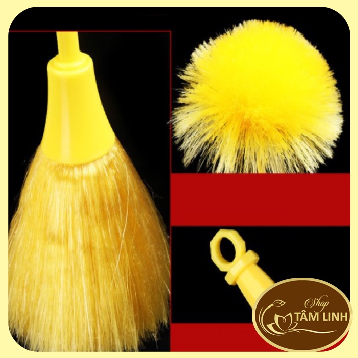 Chổi quét bàn bàn thờ, tượng _ chổi vệ sinh bàn thờ siêu tơ, siêu bền cầm tay