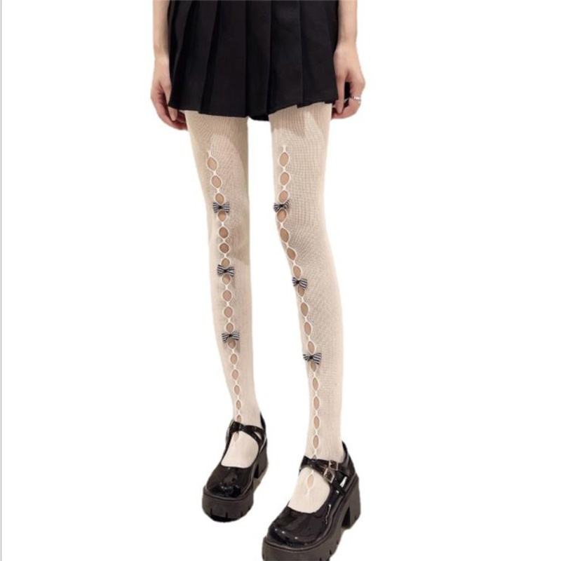 Xixi Quần Tất Lưới Nhung Phong Cách Lolita Gợi Cảm Cho Nữ