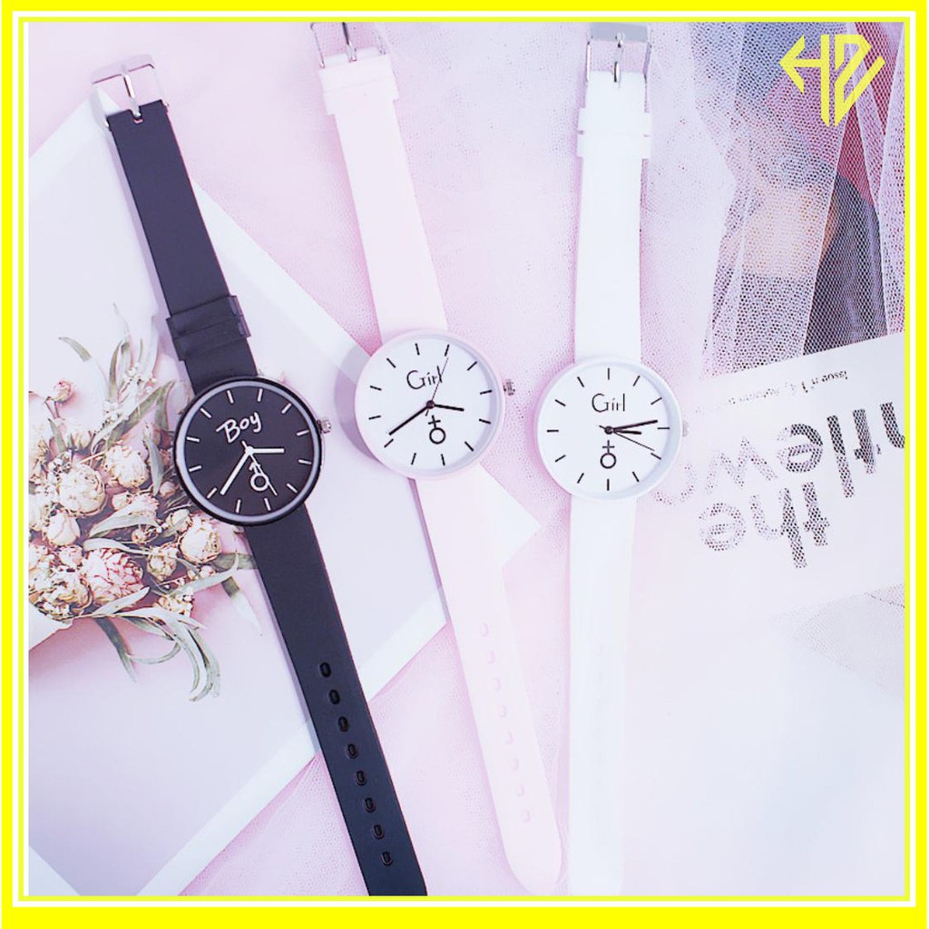 [Mã FAMAYFA2 giảm 10K đơn 50K] DHC237 ĐỒNG HỒ NỮ DÂY CAOSU BOY GIRL NHIỀU MÀU NĂNG ĐỘNG | BigBuy360 - bigbuy360.vn