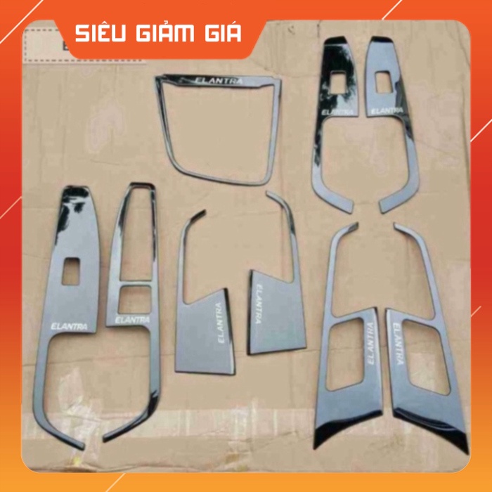 SIÊU GIẢM GIÁ ELANTRA, Ốp nội thất titan xe Hyundai Elantra 2016 đến 2020 HÀNG CAO CẤP HÀNG CAO CẤP