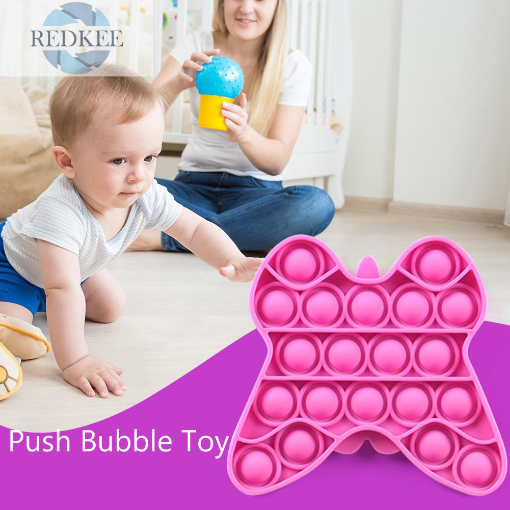 Redkee  Bubble Sensory Butterfly Shape for Autism Stress Relief Funny Toys