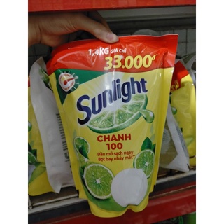 Nước rửa chén Sunlight chanh 1,4kg
