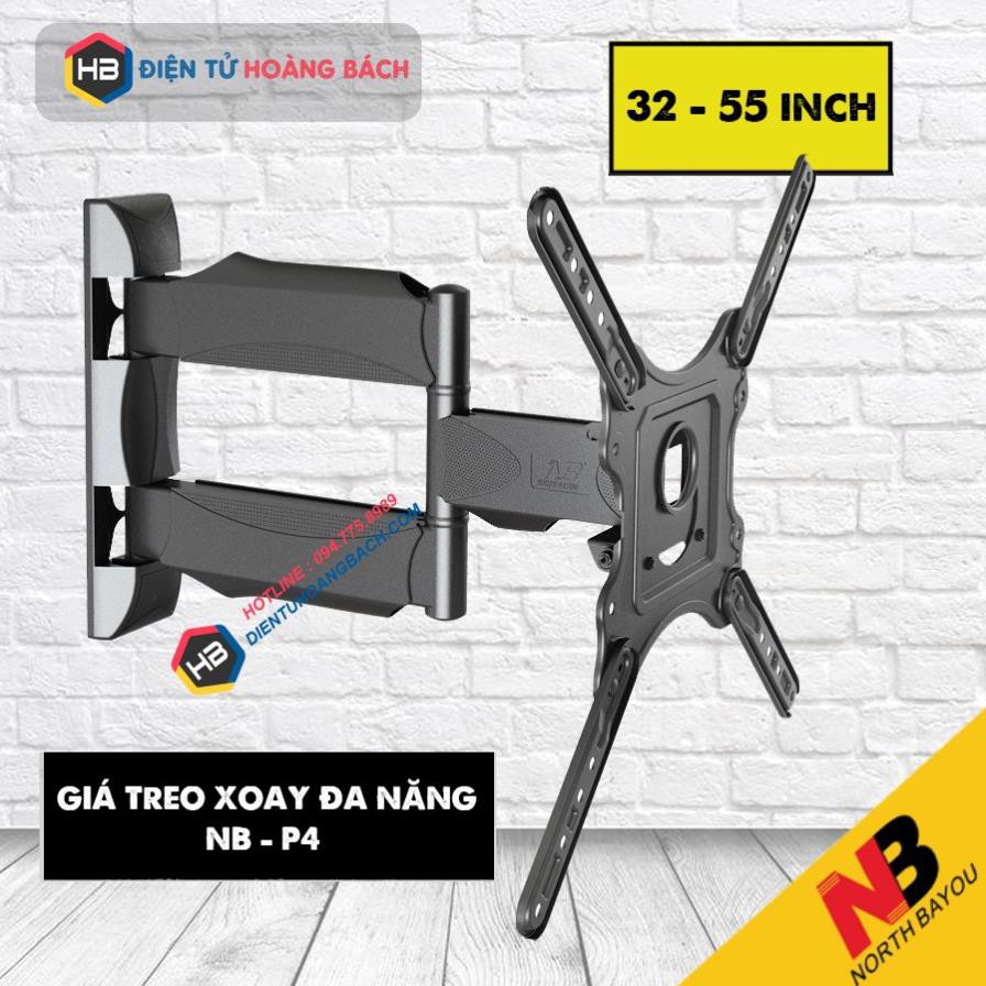 Giá treo tivi xoay đa năng NB-P4 32 - 55 inch - Xoay mọi góc độ