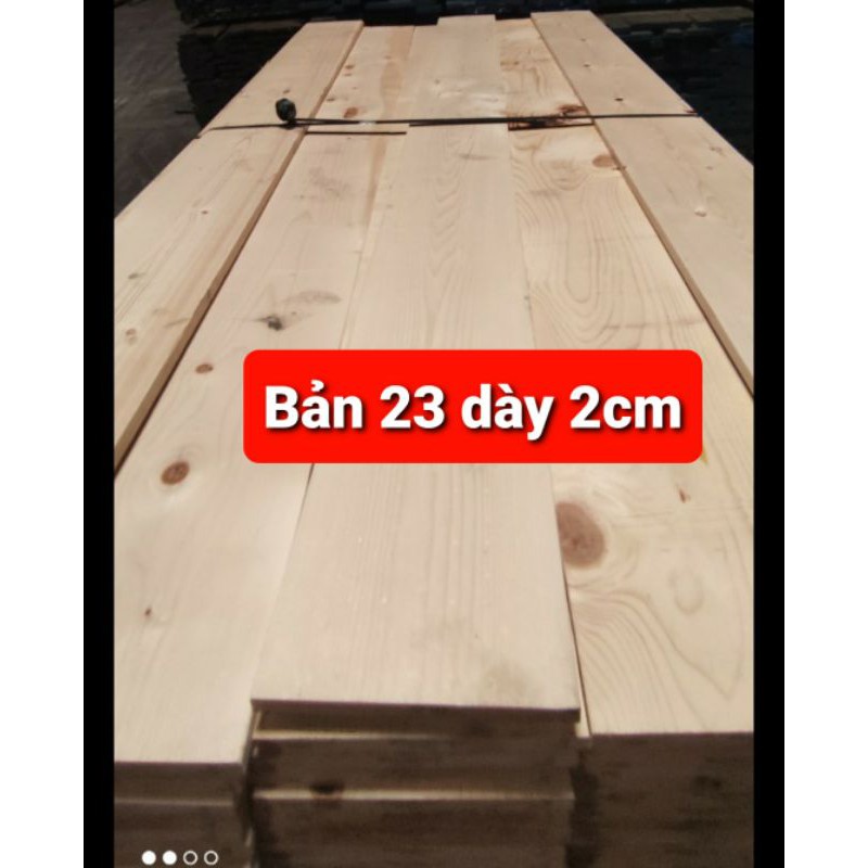 Tấm gỗ thông chà láng 23 dày 2cm