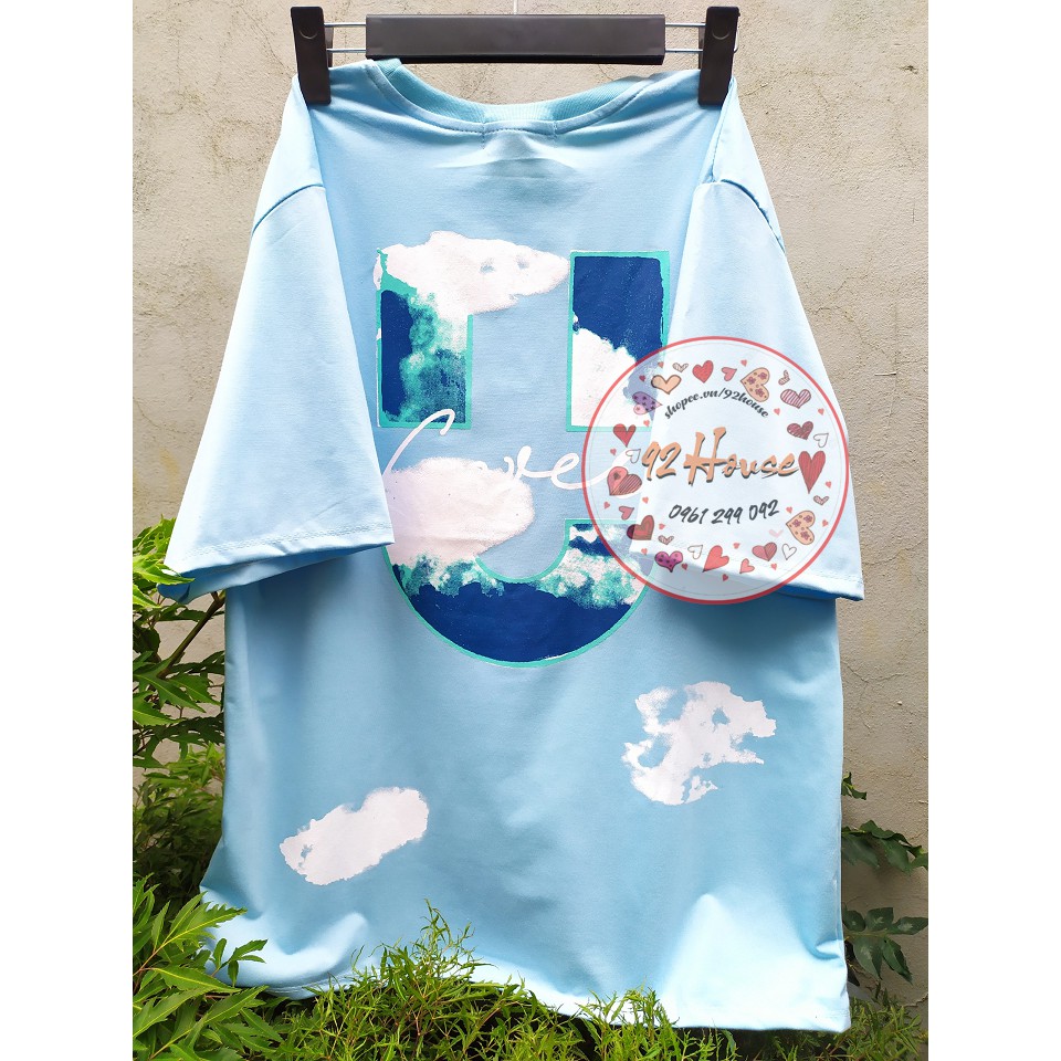 Áo thun dáng rộng unisex U Cover Freedom tay lỡ