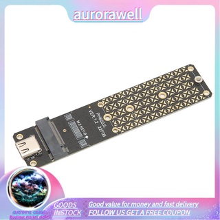 Aurorawell m.2 to usb adapter ngff bkey sata hard drive ssd usb3.1 type c 10g card support 2230 2242 2260 2280 size