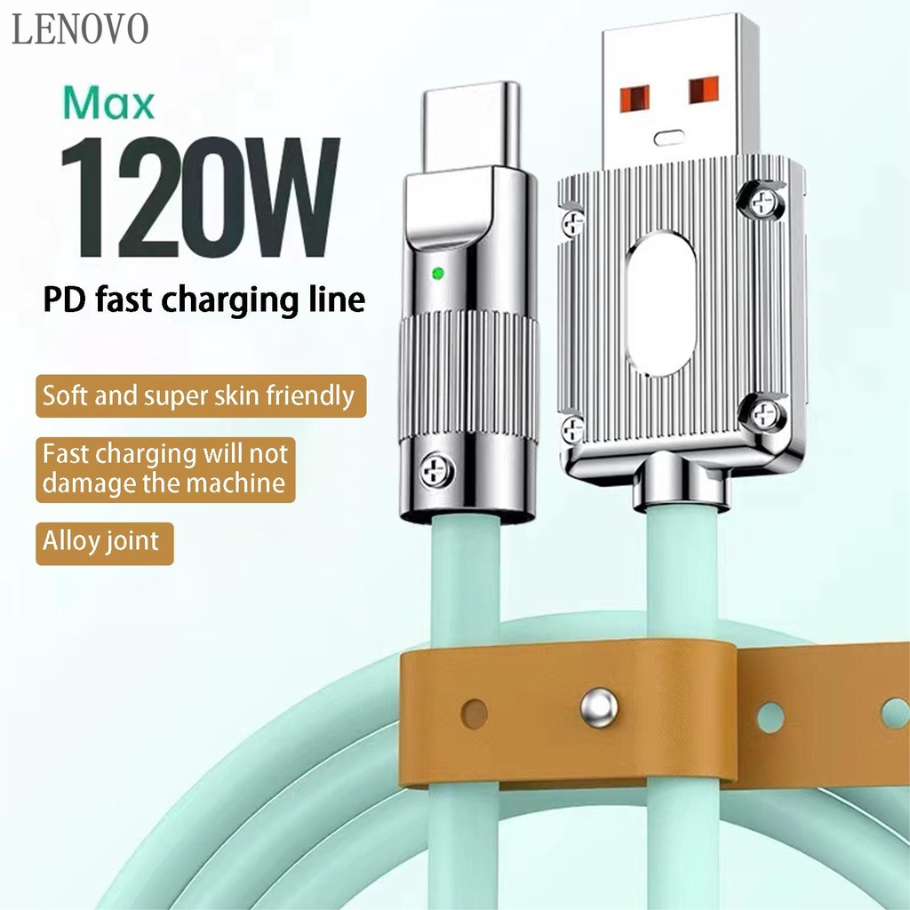 Dây cáp sạc type-C LENOVO chất lượng cao cho điện thoại(100cm)sạc nhanh