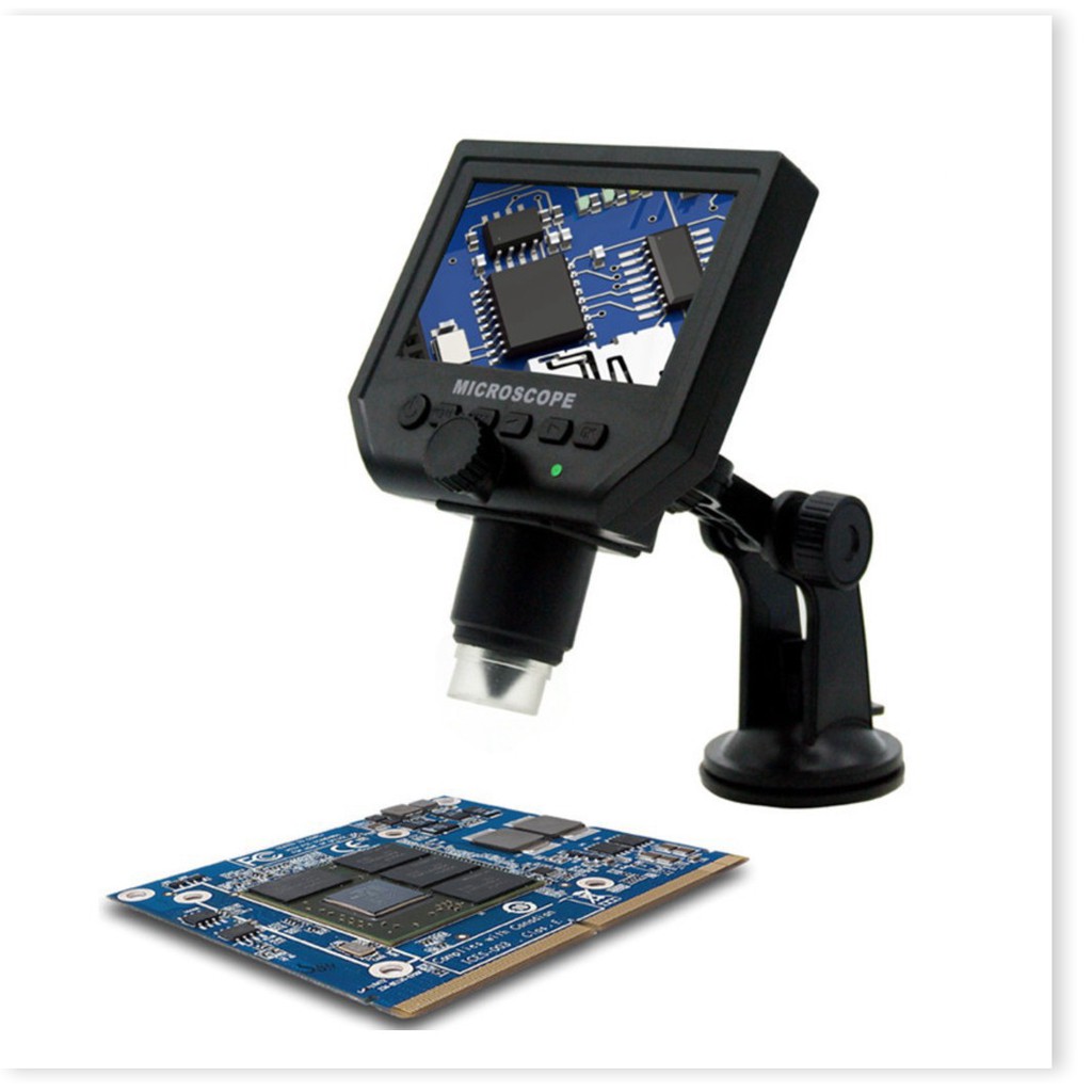 Kính hiển vi kỹ thuật số  màn hình 4.3 inch zoom 600X HD Sony lens | BigBuy360 - bigbuy360.vn