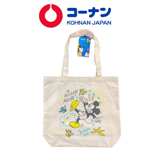 Túi vải tote canvas đeo chéo MICKEY nhiều màu sắc, hình ngộ nghĩnh