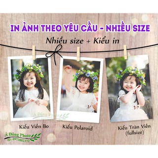 In Ảnh Theo Yêu Cầu - Ép Lụa, Phủ UV, Ép Plastic - Nhiều size