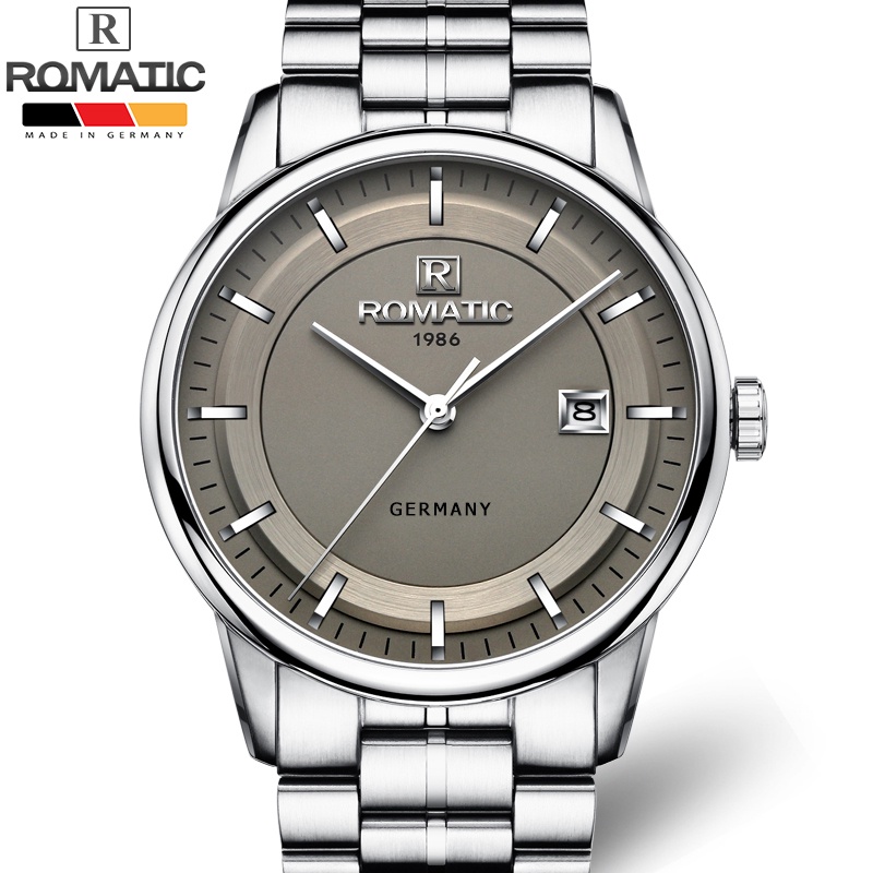 Đồng hồ Nam ROMATIC 1986 NAOH Máy GERMANY - Khóa Bướm + Dây Thép Đúc Đặc Cao Cấp | BigBuy360 - bigbuy360.vn