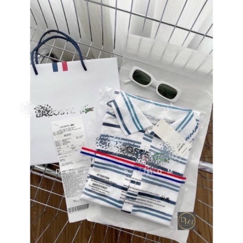 Áo polo kẻ ngắn tay nữ Sammivnxk