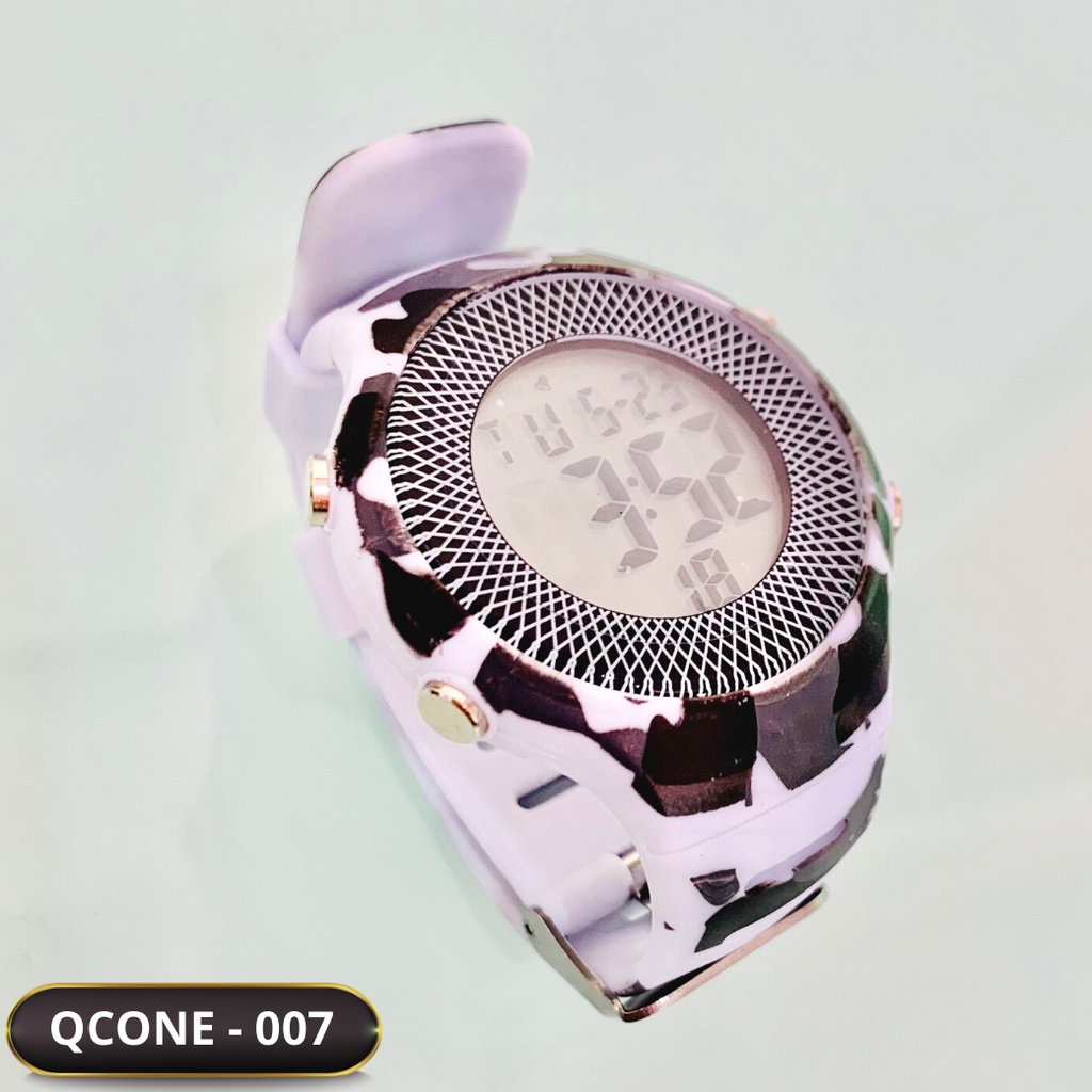 Đồng hồ điện tử nam nữ chống nước Qcone 007 chống nước 30m đầy đủ chức năng