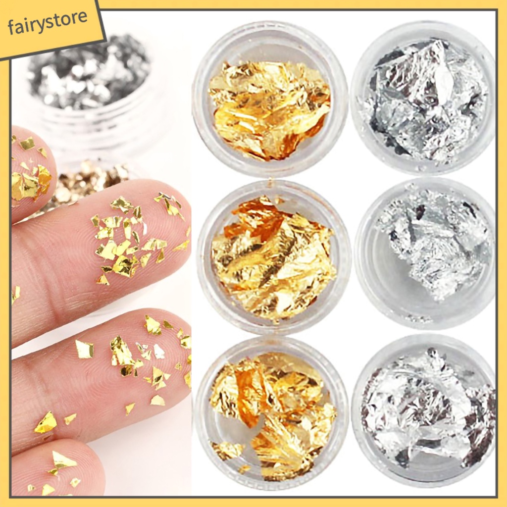 Set 12 tấm giấy foil dán móng nghệ thuật