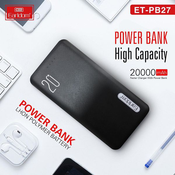 Sạc Dự Phòng Earldom PB-27 20.000mAh