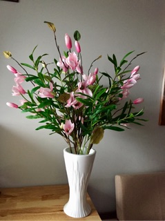 Set hoa mộc lan hoa lụa