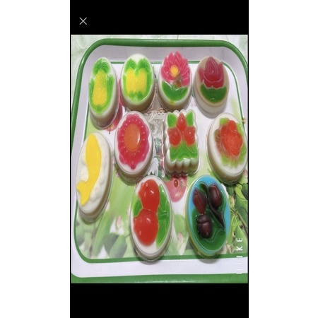 Set 10 Khuôn Làm Rau câu Nhỏ Nhiều Hình