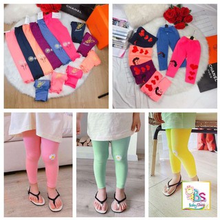 Quần legging hoa văn dễ thương cho bé yêu