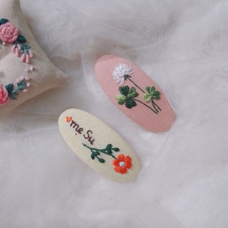 Kẹp Tóc Thêu Tay Handmade 6-7cm