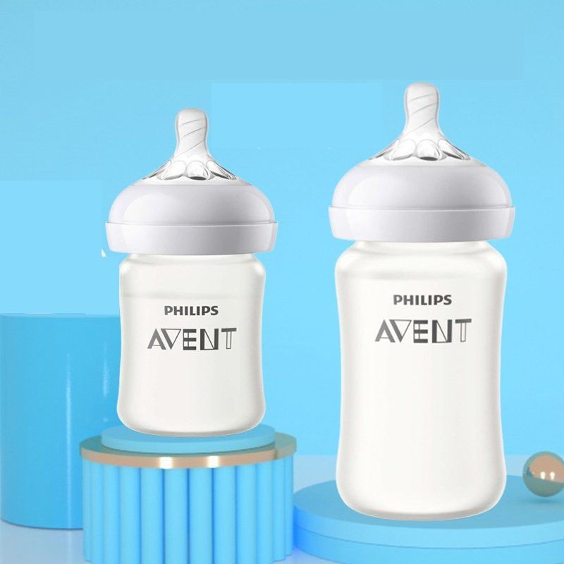Bình sữa thủy tinh tráng silicon philips AVENT 125ml-240ml