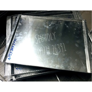 [HÀNG ORDER] Khay nhôm phẳng cho lò dưới 60l