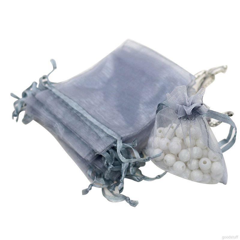 100pcs/set Túi dây rút đựng quà tặng thiết kế thanh lịch tiện dụng