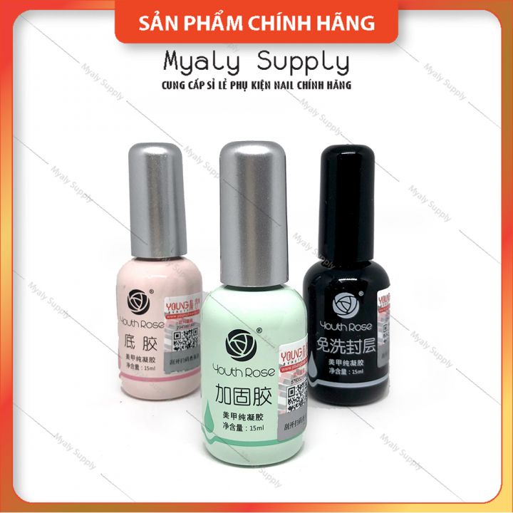 Sơn Base Top Cứng Móng Hoa Hồng