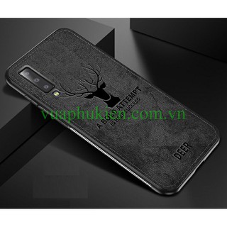 Ốp viền  dẻo vải Jean Deer chống sốc, chống nước, trần viền  cho SamSung Galaxy A6 2018, A7 2018, A9 2018