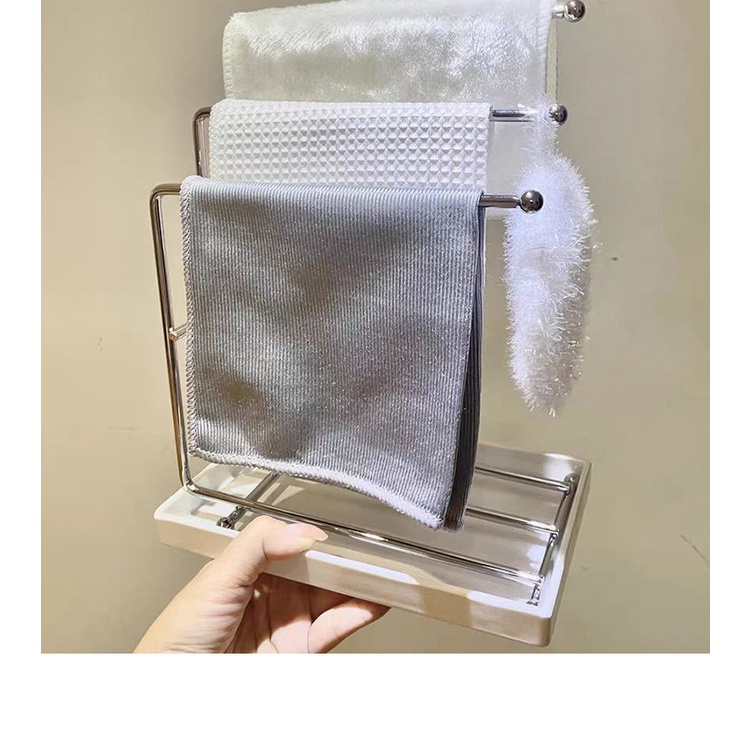 Giá Treo Khăn Gắn Bồn Rửa Chén Tiện Dụng Cho Nhà Bếp