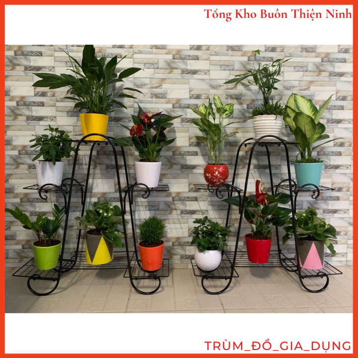 Kệ để cây cảnh chậu hoa 6 tầng nghệ thuật (bằng sắt siêu bền)