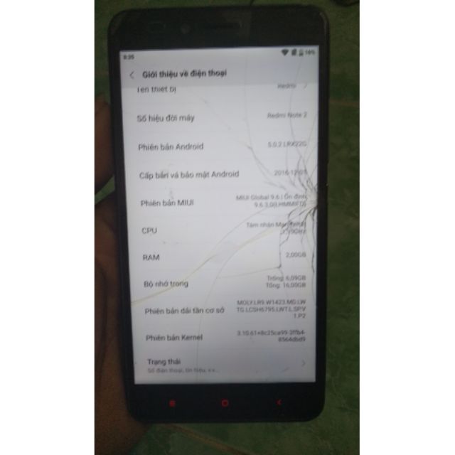 Điện thoại Xiaomi Redmi note 2