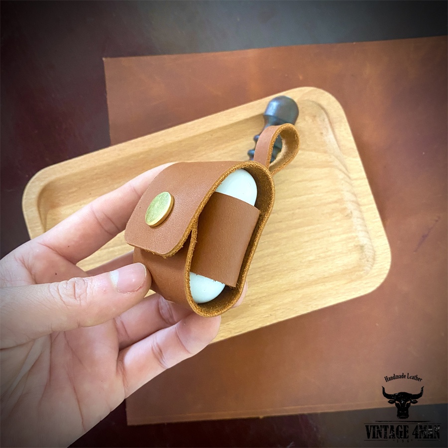 Vỏ Bảo Vệ Tai Nghe AirPod, AirPod Pro Da Bò Thật Handmade / Case tai nghe AirPod Kiểu Dáng Vintage I2