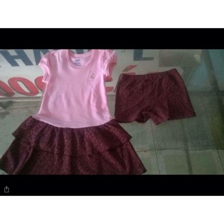 Váy cotton bé gái 2-4t