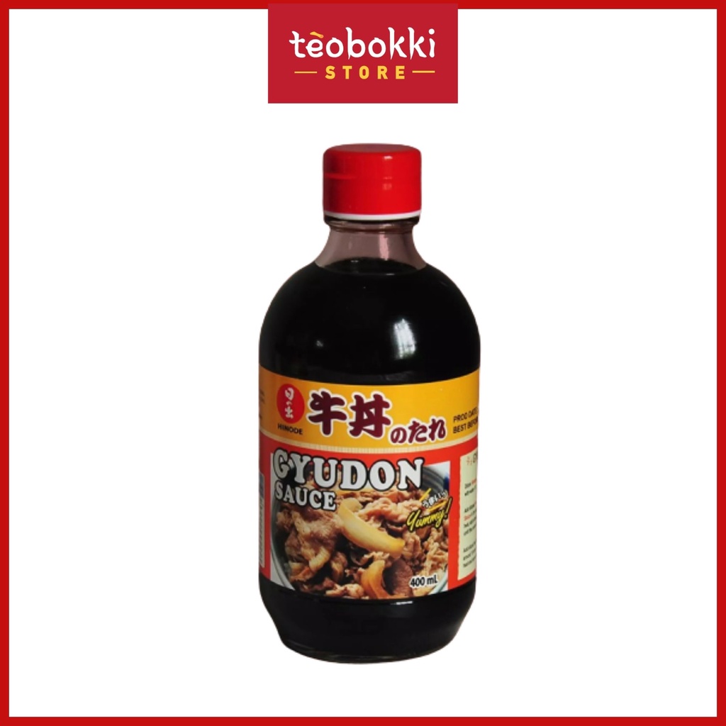 Sốt Gyudon làm cơm thịt bò xào hành tây kiểu Nhật 400ml