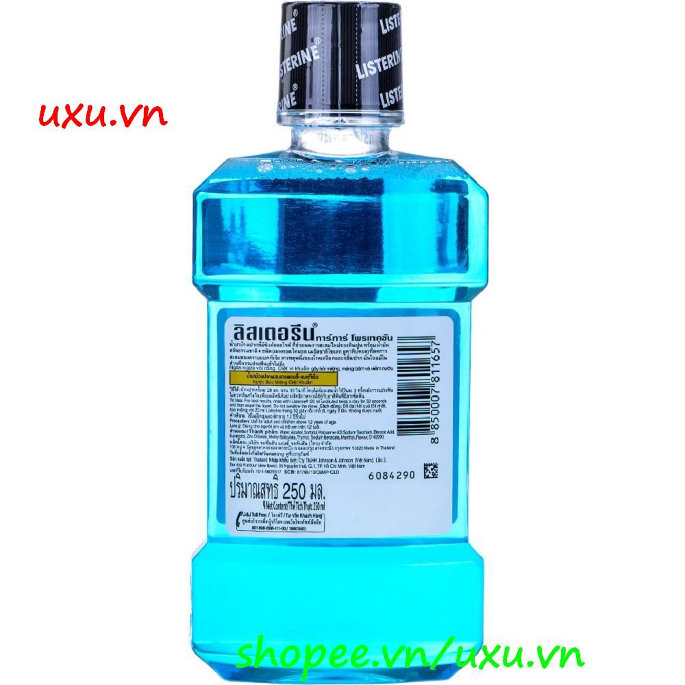 Nước Súc Miệng 250Ml Listerine Tartar Protection Ngăn Ngừa Vôi Răng Làm Thơm Miệng, Với uxu.vn Tất Cả Là Chính Hãng.