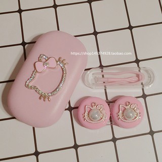 HỘP ĐỰNG LENS HELLO KITTY CAO CẤP  646