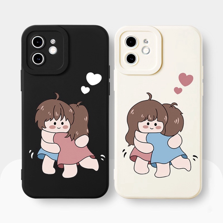 Ốp lưng iphone BẢO VỆ CAMERA cho iphone 7+/8 plus, X, XSMAX, 11, 12, 12, 13 PROMAX CẶP ĐÔI CUTE