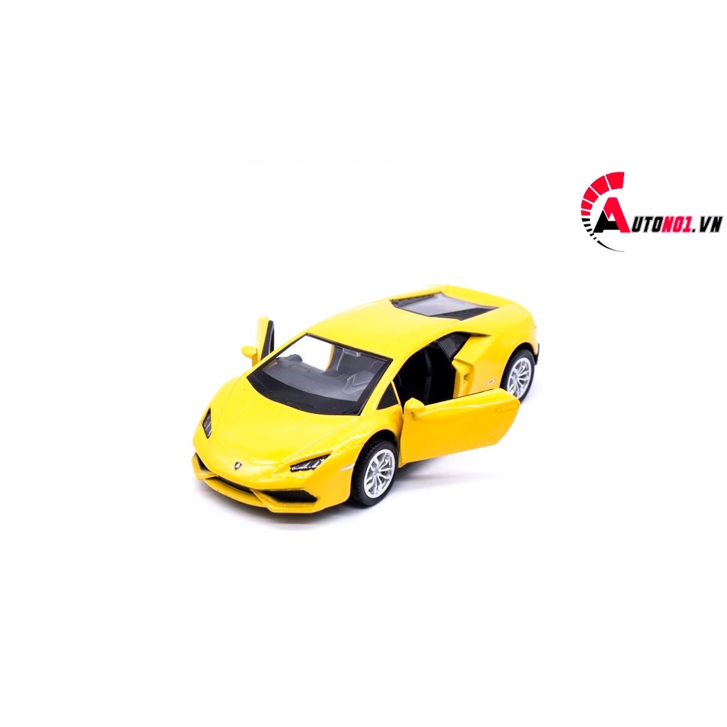 MÔ HÌNH XE LAMBORGHINI HURACAN YELLOW 1:36 SCALE MODEL 7716