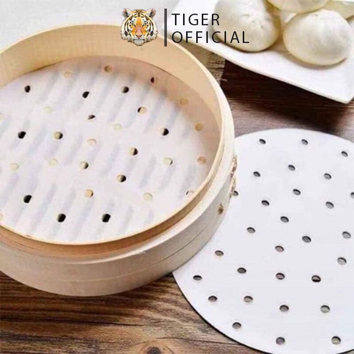 Combo 100 Tờ Giấy Nến Đục Lỗ Thấm Dầu Hiệu Quả Size 20cm