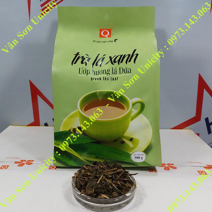 Trà sâm Dứa Trần Quang bịch 500g - Green Tea Leaf